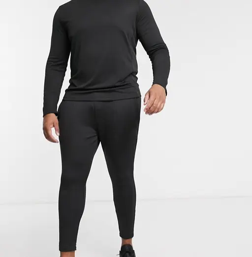 Customized High Quality Trouser Cheap Cargo Match Man 100% Cotton Black Pant