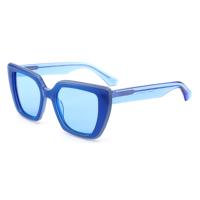 Lunettes de soleil de luxe en acétate, logo personnalisé, polarisées UV400, vente en gros pour marques de créateurs