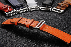 Correa de cuero genuino Eraysun para Samsung Galaxy Watch 4/Classic/Active <span class=keywords><strong>2</strong></span> 20mm 22mm pulsera para <span class=keywords><strong>Amazfit</strong></span> <span class=keywords><strong>GTS</strong></span> <span class=keywords><strong>2</strong></span>/2E/3 Correa - Product Image 4