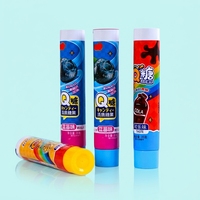 Emballage de tube alimentaire en gros, personnalisé, à marque privée, écologique, avec bouchon à vis cylindrique pour dentifrice