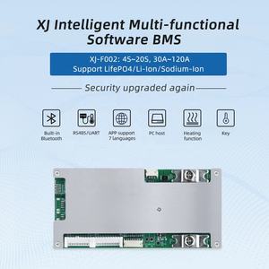 XJ Akıllı <span class=keywords><strong>BMS</strong></span> 4S-20S 30A-120A 15S 16S 19S <span class=keywords><strong>48V</strong></span> 60V 72V <span class=keywords><strong>40A</strong></span> 50A 60A 80A BT RS485 UART <span class=keywords><strong>BMS</strong></span> Dengeleyici NTC LifePO4 NMC Li-ion Sodyum-iyon - Product Image 2