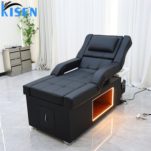 KISEN Cama de Lavado de Cabello Eléctrica Moderna de Lujo con Rotación, Profesional para Salón de Belleza, Barbería, Spa Capilar - Product Image 5
