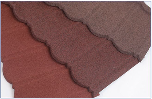 Tây Phi Áo Đá kim loại mái ngói 50 năm lợp 0.45mm Trung Quốc sản xuất trái phiếu cổ điển gạch đơn vật liệu xây dựng - Product Image 6