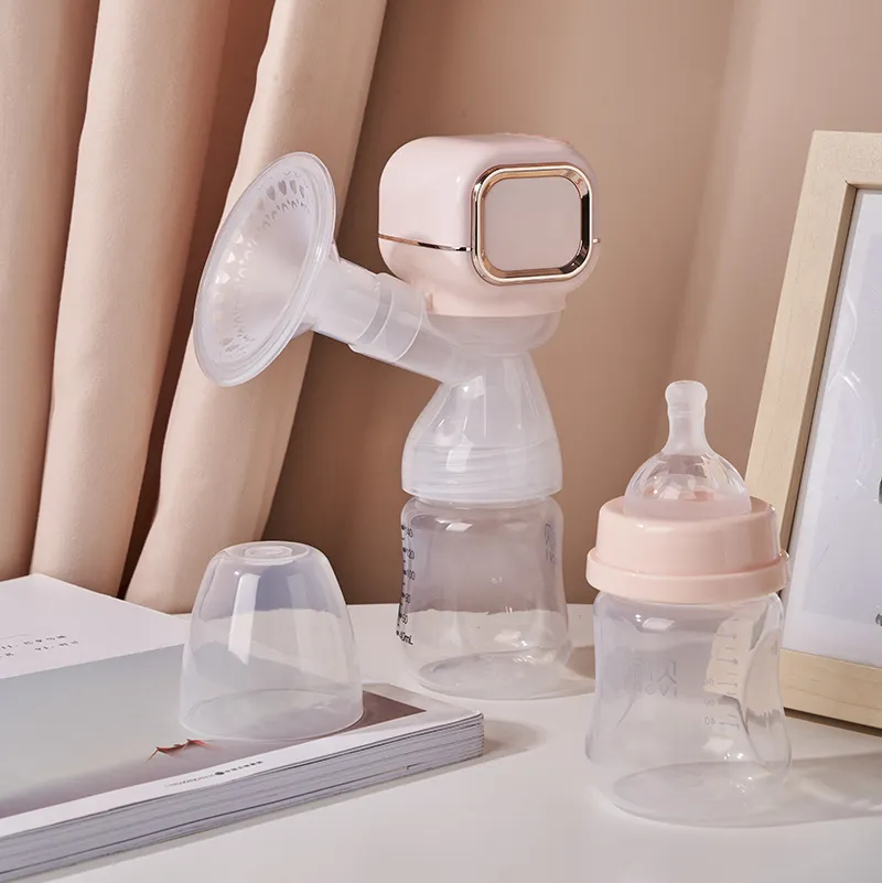 OEM Food Grade PP Single Electric Breast Milk Extractor Rechargeable Wireless Portable Breast Pump