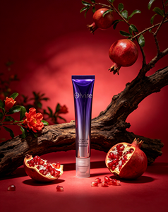 Tube cosmétique ABL <span class=keywords><strong>violet</strong></span> argenté avec bouchon à bille, tube vide personnalisé imprimé pour crème contour des yeux, sérum pour les yeux, emballage marque privée - Product Image 1