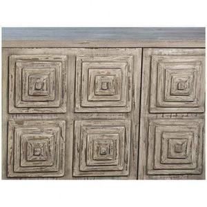 ตู้คอนโซลไม้สนอเมริกันรีเคลมสไตล์เรโทรสำหรับระเบียงหรือห้องรับประทานอาหาร - Product Image 6