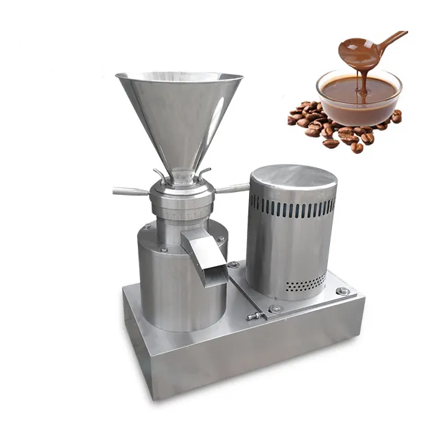 pepper sauce processing machine colloid mill Peanut Chilli butter Maker production line Cacao Butter Making Machine