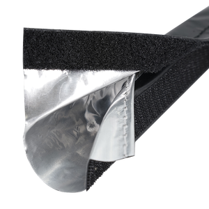 Manchon de protection de câble flexible en aluminium résistant à l'usure, blindé EMI, avec fixation magique - Product Image 2