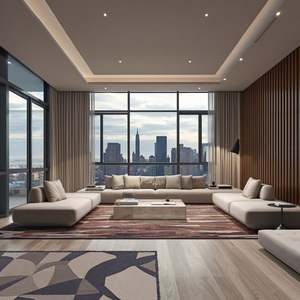 Kit de rénovation de salon de style minimaliste français, meubles de plateforme les plus vendus, matériaux écologiques entièrement traités - Product Image 2