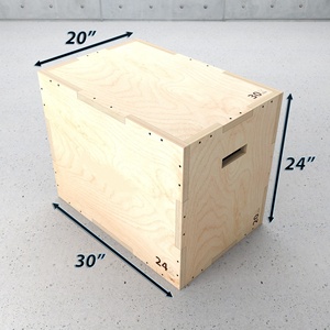 Caja de Salto Pliométrica de Madera - 3 en 1, Duradera y Ecológica, Equipo de Ejercicio para Uso Comercial - Product Image 3
