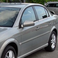 Viseras para Ventanas de Opel Vectra, Vauxhall Vectra, Holden Vectra Sedan, Wagon y Hatchback, Años 1988-2009, con Cinta Adhesiva, Color Ahumado, Protección Contra la Lluvia