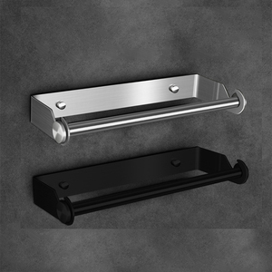 <span class=keywords><strong>Portasciugamani</strong></span> in rotolo di carta da cucina sotto l'adesivo dell'armadio o l'installazione di perforazione rack in acciaio inossidabile SUS304 - Product Image 3