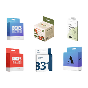 Boîte en papier de haute qualité personnalisée, impression de logo, emballage en kraft, usine - Product Image 5