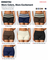 Shorts de sport Dingtai Scrunch Butt à contrôle du ventre moyen, color block, séchage rapide, extensibles dans quatre directions, en nylon et élasthanne, vêtements de fitness, personnalisables OEM