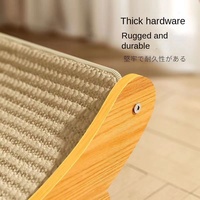 Grand arbre à chat moderne en sisal, griffoir, protection de canapé anti-griffures et anti-miettes, avec coussin de griffage pour les pattes