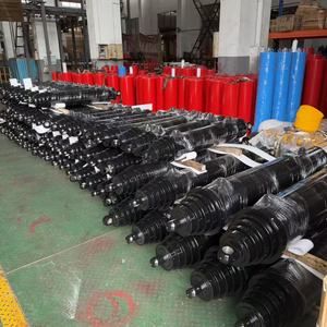 Cylindre <span class=keywords><strong>hydraulique</strong></span> <span class=keywords><strong>télescopique</strong></span> 3, 4 ou 5 étapes de 10 à 100 tonnes pour l'Amérique du Nord, avec course de 84 à 235 pouces, simple ou <span class=keywords><strong>double</strong></span> action, pour camion benne - Product Image 1