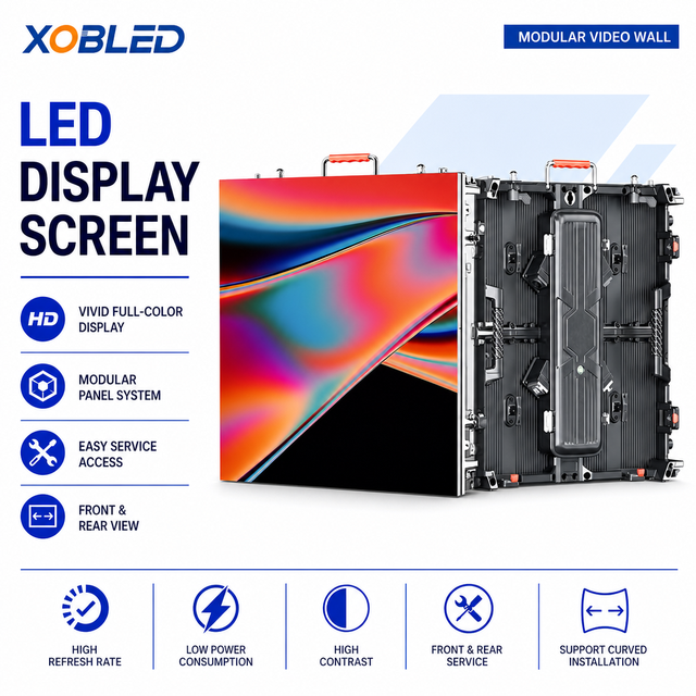 XOB 500*500 P2.9 Rental LED Video Wall Display Indoor LED Display Screen IP65 Waterproof LED Wall for Conference Event