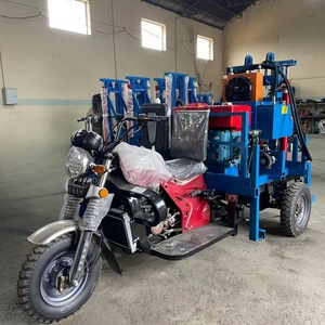 Exportation vers l'<span class=keywords><strong>Afrique</strong></span> : Nouvelle plateforme de forage de puits d'eau portable à trois roues haute performance pour puits profonds de 100m, 150m, 200m - Product Image 4