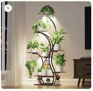 Support à <span class=keywords><strong>plantes</strong></span> en métal nordique moderne de luxe, grand support à <span class=keywords><strong>fleurs</strong></span> incurvé à 5 niveaux avec base en ardoise, étagère d'angle pour la décoration de la maison - Product Image 3