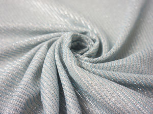 चमक के साथ इंटरलॉक बॉन्डिंग कपड़े के साथ आकाश नीला धातु बुना हुआ - Product Image 5
