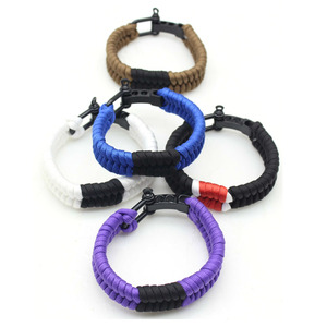 थोक ब्राज़ीलियन जित्सु ब्लू रैंक पैराकॉर्ड ब्रेसलेट ब्रेसलेट - Product Image 4