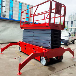 Электрический гидравлический мини-ножничный подъемник для наружных работ с питанием от аккумулятора 220В, 6м, 8м, 10м, 12м, 14м, 16м, 18м - Product Image 1