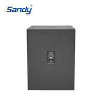 Système audio Sandy B1Q Pro, enceintes DJ, enceintes à basses fréquences de 18 pouces, subwoofer puissant pour extérieur, intérieur, scène, fête