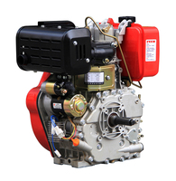 Moteur diesel monocylindre refroidi par air à démarrage électrique 13 ch 192FB