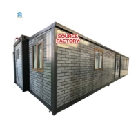 Ensemble de café conteneurisé pliable et de maisonnette modulaire pour les équipements d'hôtels et de complexes de glamping