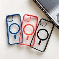 Coque de téléphone portable transparente magnétique à chargement sans fil populaire pour iPhone 18 17 16 15 14 13 12 11 Pro Max