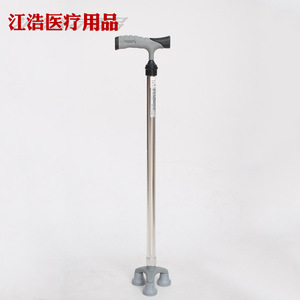 Bâton de marche triangulaire Jiang Hao en alliage d'aluminium réglable pour personnes âgées, aide à la marche - Product Image 1