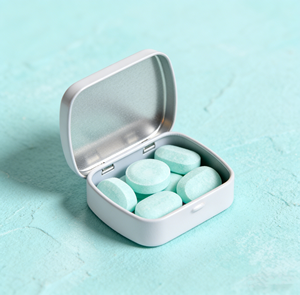 Caja Metálica Plateada Portátil para Monedas, Mini Estuche Rectangular con Bisagras para Guardar Dulces y Pequeños Objetos - Product Image 1