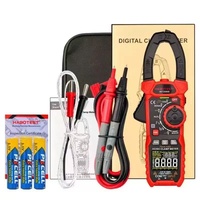 Multimeter Tipe Tang AC/DC Arus 1000A dengan Pengukuran Resistansi Rentang Tegangan 0-1000V Layar LCD-HT2-8A/D