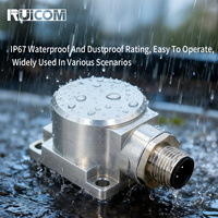 Capteur de vibration triaxial industriel RUICOM GKM398 pour la détection de défauts des machines de transport minier, des compresseurs et des équipements électriques