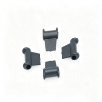 Boucles en plastique pour cordons en forme de L, clips de fixation en plastique de type L pour cordons fins, cordons de masque