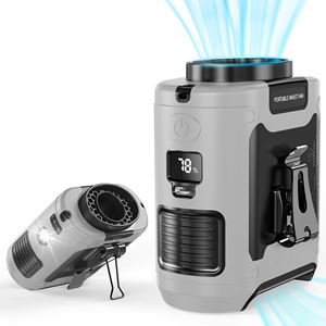 Ventilateur de ceinture portable Panergy en promotion, batterie 10000 mAh, cinq options réglables, en plastique, pour activités de plein air et usage domestique - Product Image 1