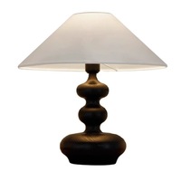 Lampe de table en bois massif, lampe de bureau, éclairage de chevet minimaliste