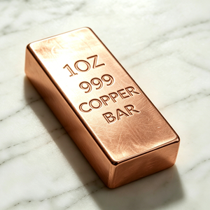 Barre de cuivre pur 999 de 1 once pour l'investissement et la collection - Product Image 4