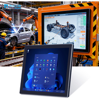 Panel PC Industrial de Bajo Costo con Pantalla Táctil Capacitiva Aio Full HD, IP65 Resistente al Agua, Integrado/de Escritorio, Linux/Win10, Sin Ventilador