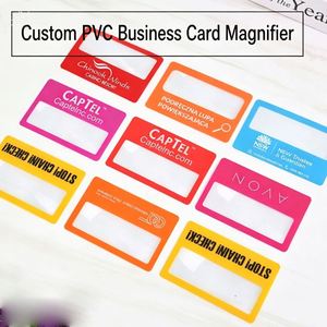 Lupa de Bolsillo Personalizada para Tarjetas de Visita, Lupa Bifocal de Mano, Lupa de Lectura del Tamaño de una Tarjeta de Crédito - Product Image 2