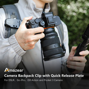 คลิปหนีบกระเป๋ากล้อง Amazear สำหรับกล้อง DSLR รุ่นอัปเกรด ใช้งานได้ด้วยมือเดียว สายรัดกระเป๋า คลิปหนีบเข็มขัด - Product Image 3