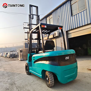 ベストセラー1トン電動フォークリフト工場直販リチウム電池式ポータブルスタッカー（軽貨物積み下ろし用） - Product Image 1