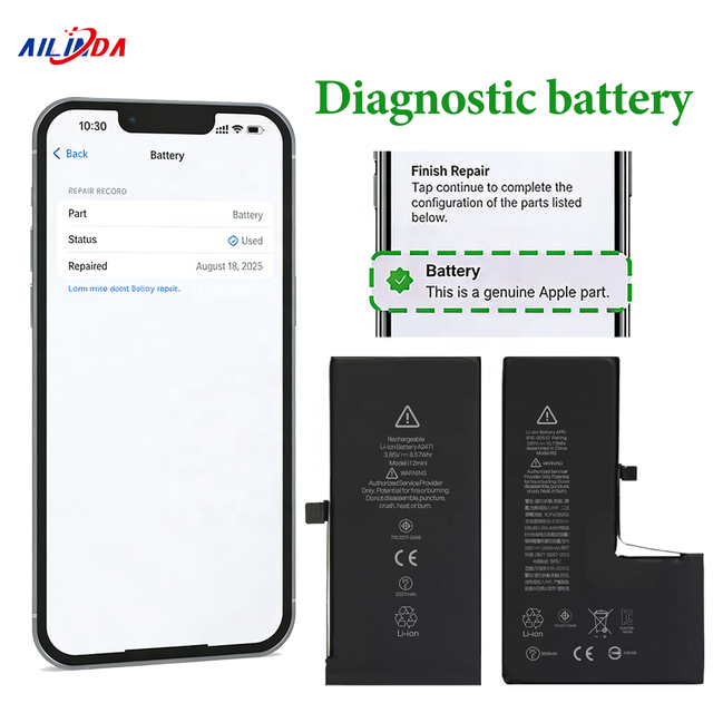 Ilinda Diagnostic 100% New Upgraded Battery for iPhone 12 13 13Pro Max 14 14Pro Max 15 15Plus 15Pro Max Not Show Unverified