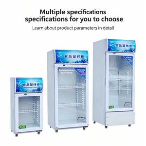 Réfrigérateur commercial à porte vitrée OEM 1088L, 3 portes, grand volume, pour boissons, vitrine réfrigérée verticale - Product Image 4