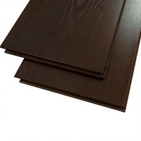 Plancher stratifié HDF de haute qualité, couleur foncée, grade AC4, 7 mm, résistant à l'usure, clic moderne, pour bureaux haut de gamme et résidences