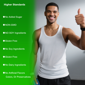 Proteína Vegetal en Polvo al por Mayor OEM, Mezcla de Proteína de Guisante y Soja Sin OGM, Vegana, a Granel para Batidos y Smoothies, Fórmula Personalizada Disponible - Product Image 3