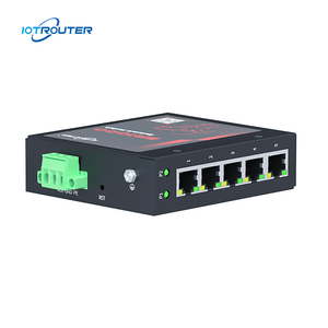 สวิตช์อีเธอร์เน็ตอุตสาหกรรม POE รุ่นใหม่ QoS 10/100/1000 เมกะบิต/วินาที IP40 5 พอร์ต RJ45 แบบติดตั้งบนราง DIN - Product Image 2