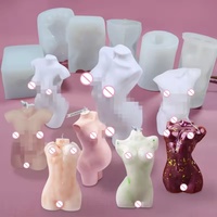 Venta Directa de Fábrica, Moldes de Silicona Personalizados para Velas con Forma de Torso Femenino, Estilo Sexy y Lujoso, para Hacer Velas