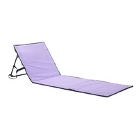 Chaise pliante légère et portable en acier inoxydable avec dossier réglable, en tissu Oxford imperméable, certifiée EN 581, idéale pour le camping, la plage et la pêche
