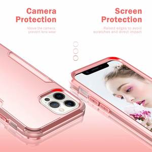 Coque intégrale 3 en 1 en TPU à armure hybride, antichoc, pour Apple <span class=keywords><strong>iPhone</strong></span> 12 Pro 12Pro Max, 360 - Product Image 4